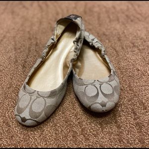 Coach ballet flats size 7B